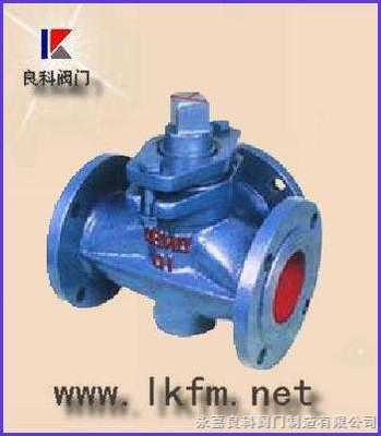 旋塞閥:X44W-1.0三通鑄鐵法蘭旋塞閥-產品報價-永嘉良科閥門制造
